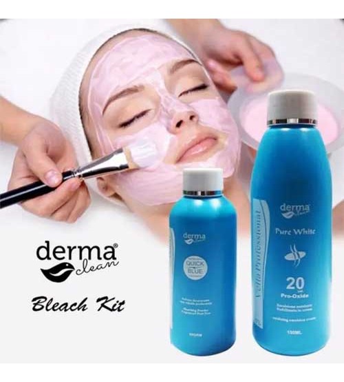 Derma Clean Bleach Kit 150ml Developer and 50gm Powder